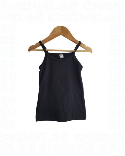 Musculosa clásica de modal soft negra