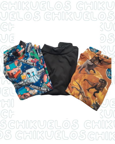 Pack de camisetas talle 12