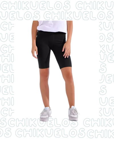 Biker negra lisa 