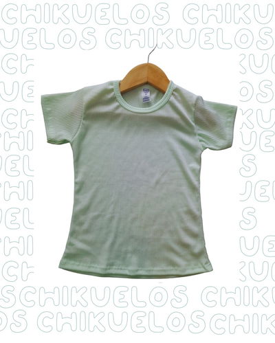 Remera lisa de morley verde