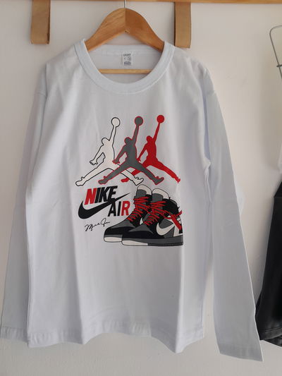 Manga larga talle 14 basquet