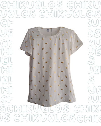 remera de modal soft con rayitos