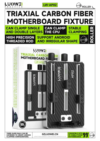 Soporte Holder LUOWEI LW-AP02 Triaxial Carbon fiber