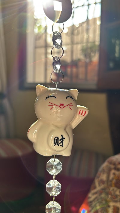 Atrapa sol GATITO CHINO