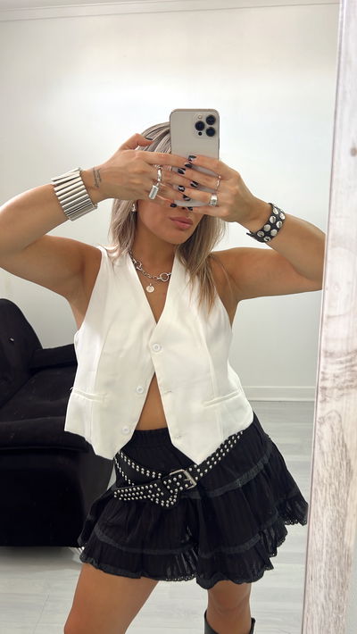 Chaleco LUDMILA (blanco)