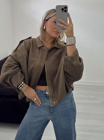 Campera gamuza #02 (VERDE)