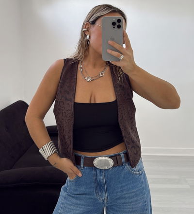 Chaleco gamuza PRINT