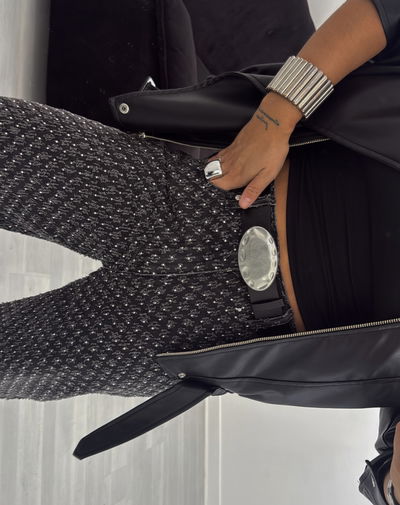 Cinto óvalo (negro)