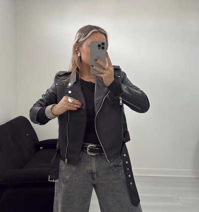 Campera cuero (clásica)