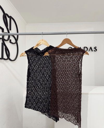 Top encaje ROMI (largo)