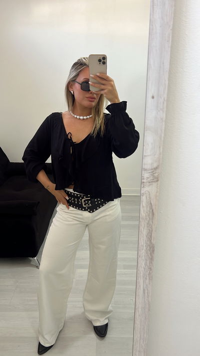 Denim clásico blanco