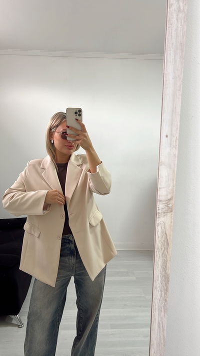 blazer BEIGE