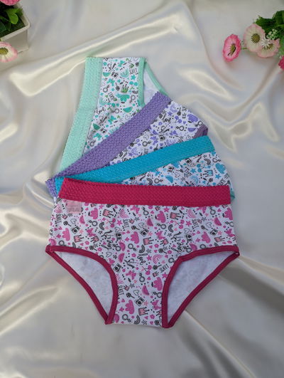 Art. 0769- Pack x3 bombachas niñas 