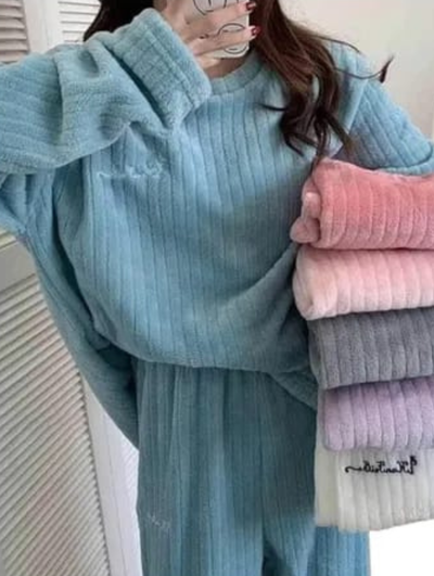 Pijamero dos piezas- Buzo y pantalón (seis colores) 