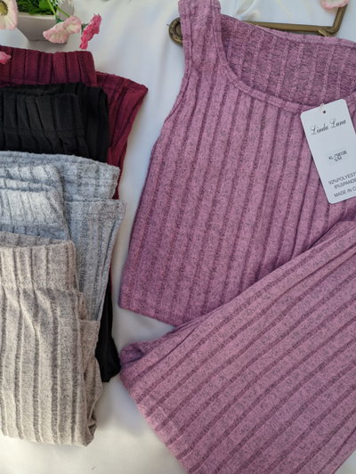 Set palazzo y top (cinco variantes)