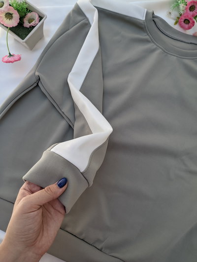 Buzo deportivo verde seco