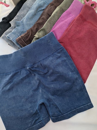 Short seamless con frunce (ocho variantes)