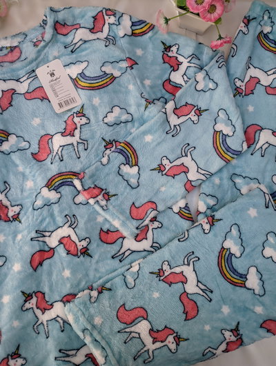 Pijama plush unicornio 