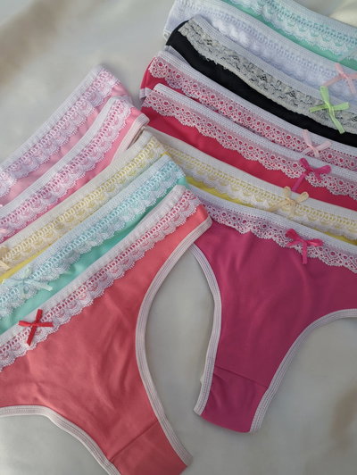 Art. 977- Pack x3 less algodón y puntilla