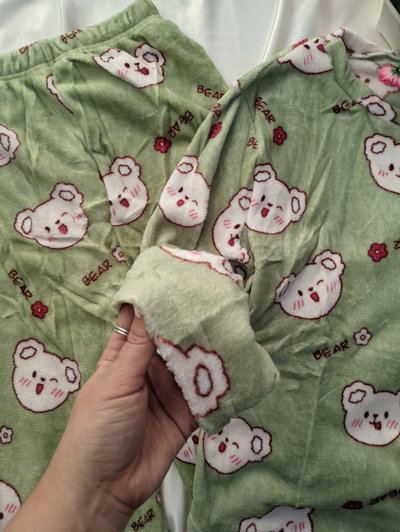 Pijama dos piezas de plush ositos