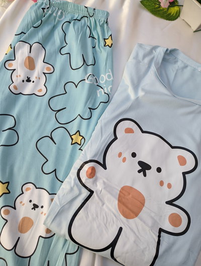 Pijama dos piezas de algodón 