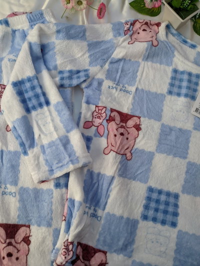 Pijama plush piggy y winnie pooh