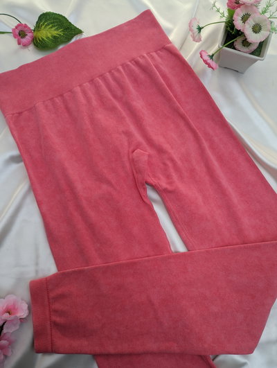 Calza seamless push up rojo