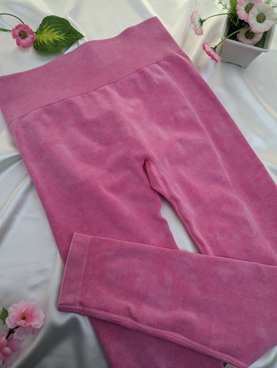 Calza seamless push up fucsia