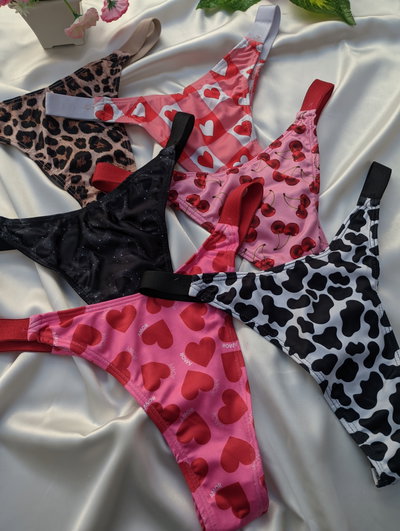 Pack x3 less estampadas tira ancha fija
