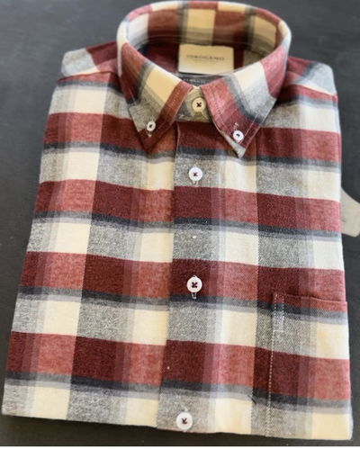 Camisa cuadros rojos viyela