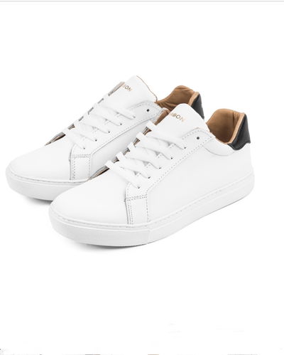 Zapas Hamilton blancas con negro