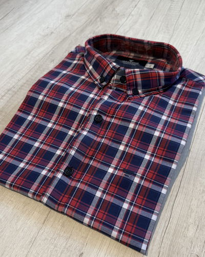 Camisa algodón cuadros Idrogeno 