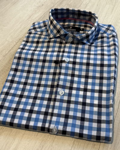 Camisa Algodón Cuadros 