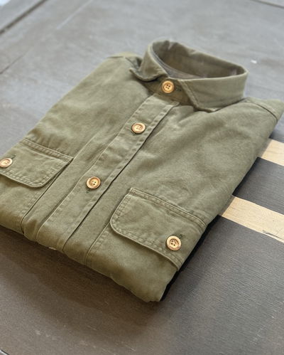 Camisa Gabardina Verde 