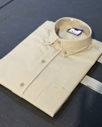 Camisa de Gabardina Beige