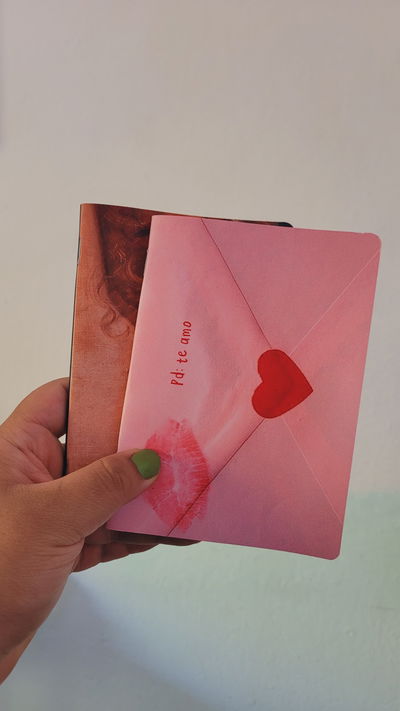 Pack libretas pocket "PD: te amo"