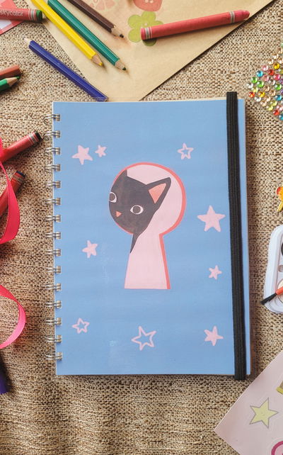 Libreta anillada Gatito