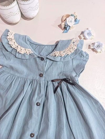 Vestido Magnolia Celeste
