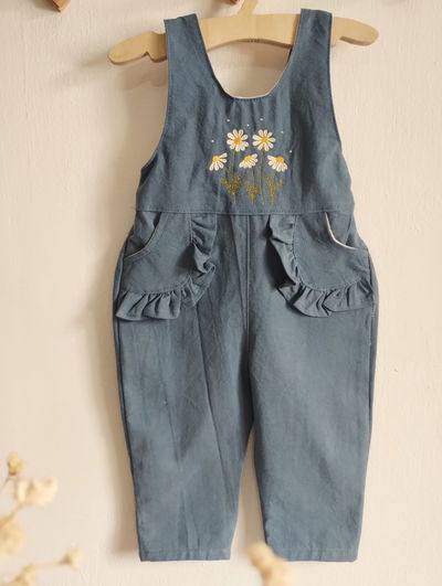 Jardinero Margarita Azul Acero Largo