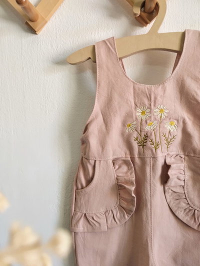 Jardinero Margarita Rosa Viejo largo 