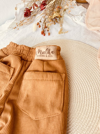 Pantalón Corderoy Canela 