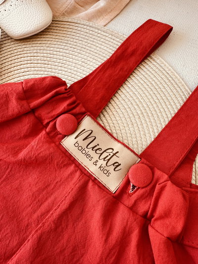 Short Bombachon Bebé Astor Rojo