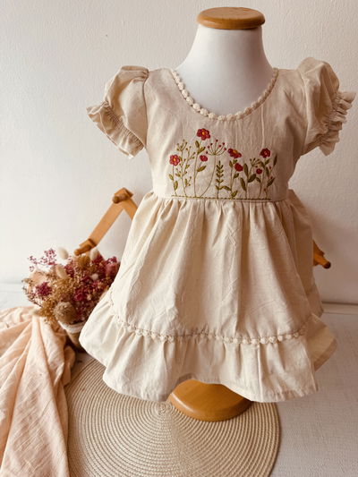 Vestido Gardenia crema 