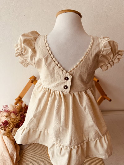 Vestido Gardenia crema