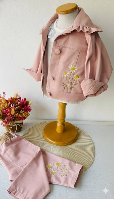 Chaqueta + Pantalón Aurora Rosa Viejo Limitado