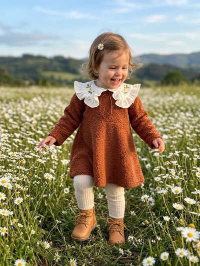 Vestido Boucle Ladrillo