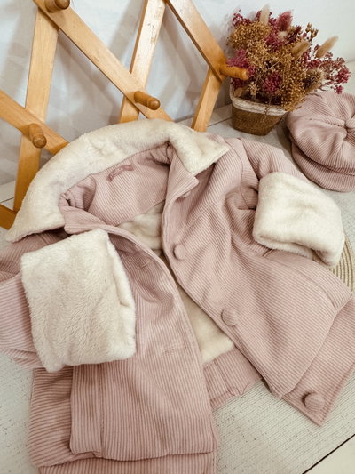 Chaqueta gamulan Rosa Viejo