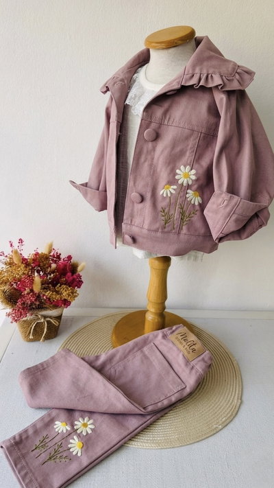Chaqueta + Pantalón Aurora  Malva  Limitado
