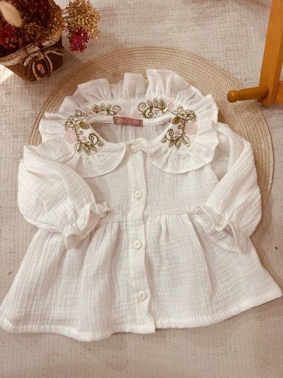 Camisola Vintage rosa/verde 