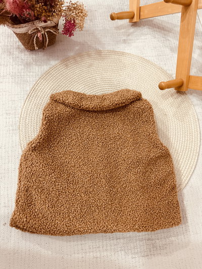 Chaleco Boucle Camel